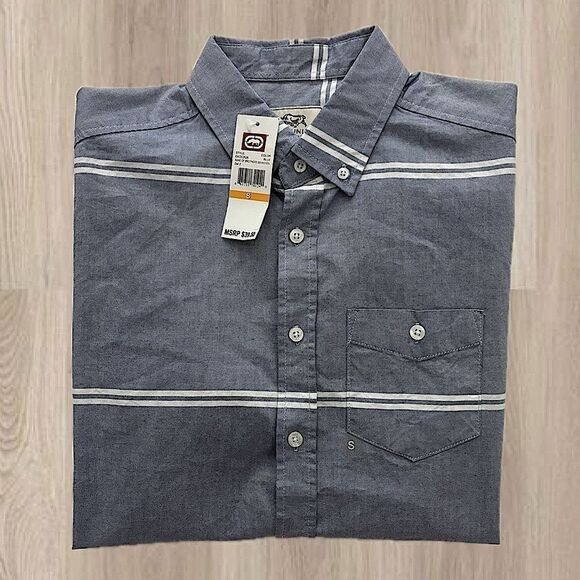 Ecko Unlimited Striped Button Down - Picture 1 of 6